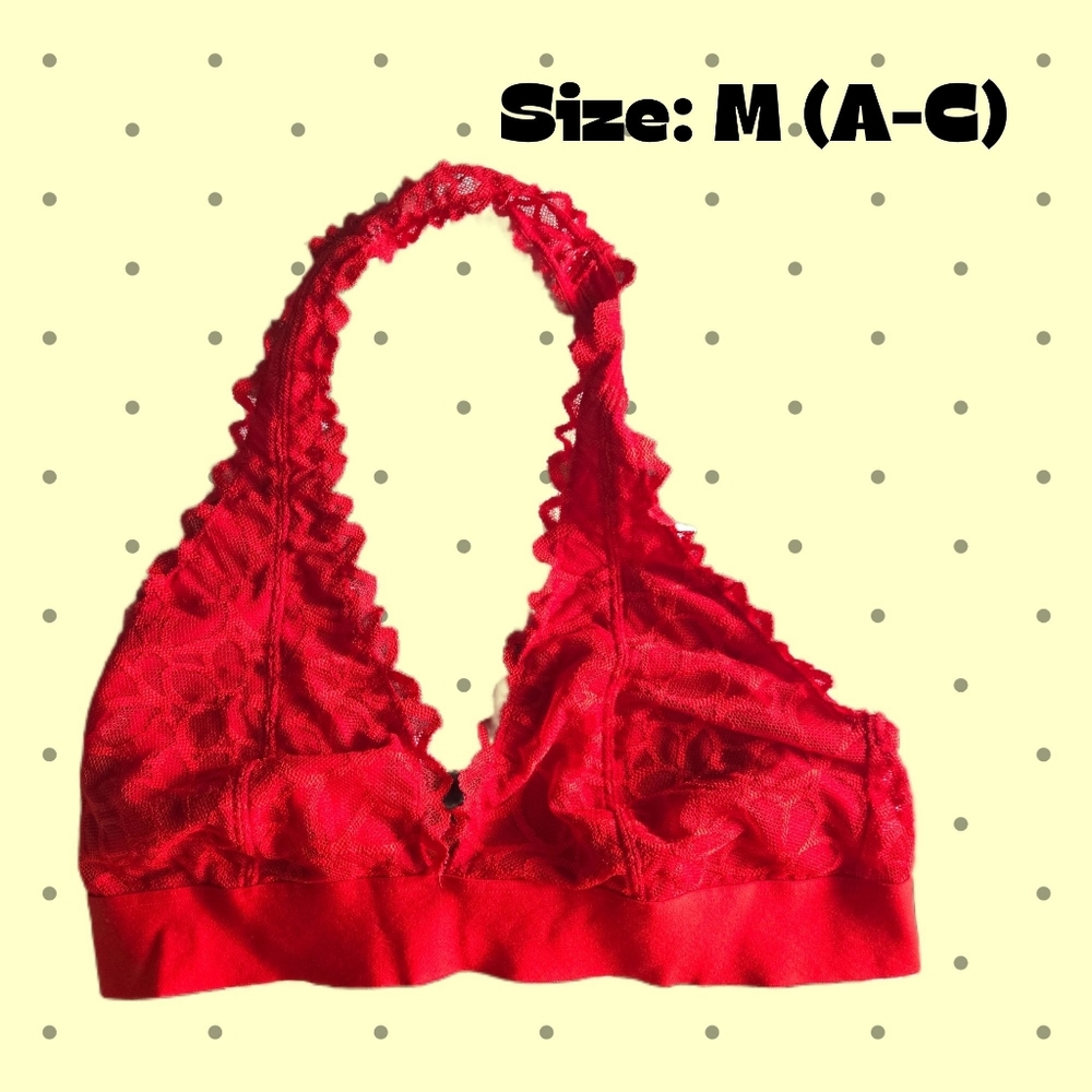 Victoria's Secret Scarlet Lace Bralette